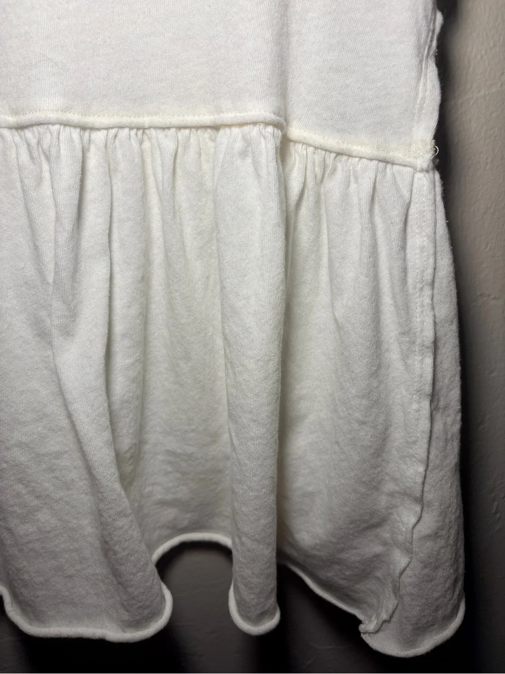 Free People We The Free Anytime Peplum Tank Top White Size S - Picture 4 of 5